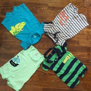 🍒Summer baby bundle! 6-9 mo baby boy rompers